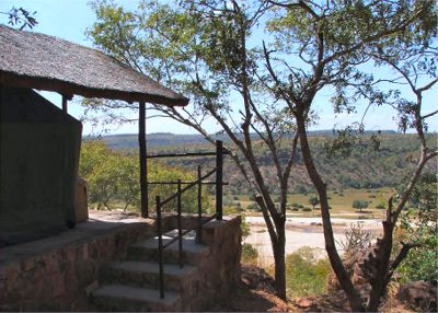 Safari hunting camp photos.